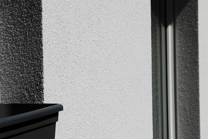 Neuer Oberputz und Anstrich